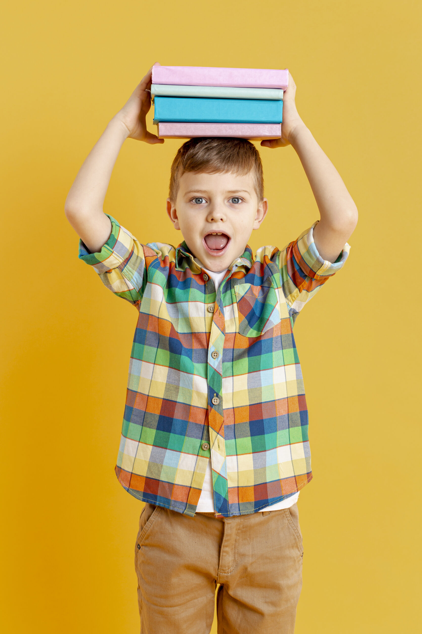 Young boy in an affordable live online Spanish class for kids and teens